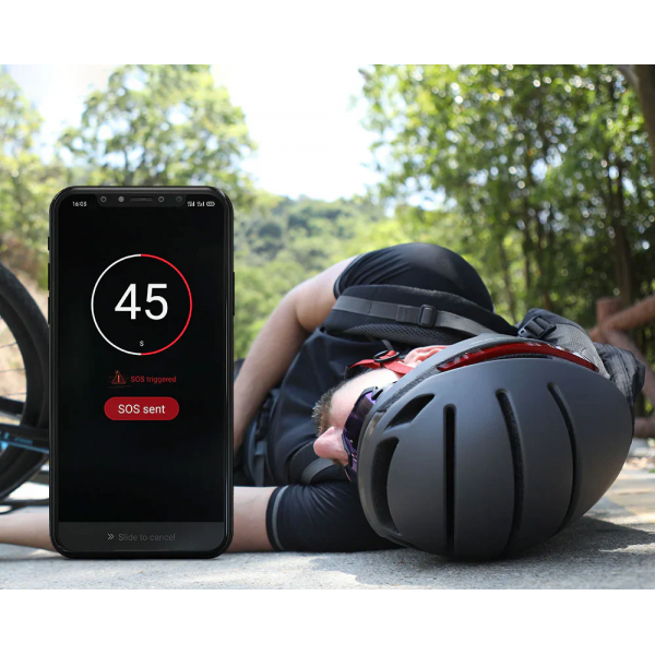 Захисний шолом Livall EVO21 (L) Dark Night (58-62см), передній та задній ліхтар поворотів та стопів, додаток, Bluetooth, пульт BR80 (LIV-LEVO21-5342)