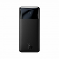 Зовнішній акумулятор Baseus Bipow Digital Display Power Bank 20000mAh 15W Чорний