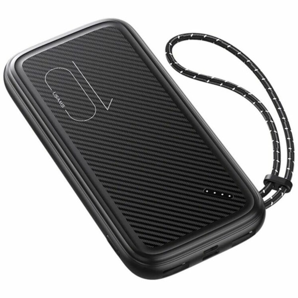 Зовнішній акумулятор Usams US-CD150 PB56 Power Bank with Lanyard 10000mah Black