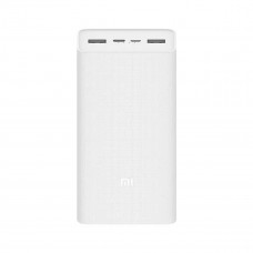 Зовнішній акумулятор Xiaomi Mi Power Bank 3 30000mAh 24W Fast Charge PB3018ZM Білий