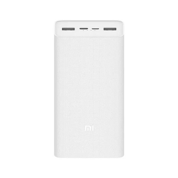 Зовнішній акумулятор Xiaomi Mi Power Bank 3 30000mAh 24W Fast Charge PB3018ZM White
