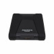 Зовнішній жорсткий диск PHD External 2.5'' ADATA USB 3.1 DashDrive Durable HD650 1TB Black (AHD650-1TU31-CBK)