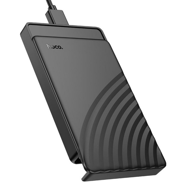 Зовнішня кишеня для накопичувача HOCO HB46 USB3.0 2.5-inch SATA hard drive enclosure Чорний