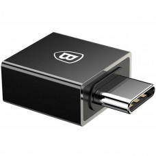 Адаптер Baseus Exquisite Type-C Male to USB Female Adapter Converter Чорний