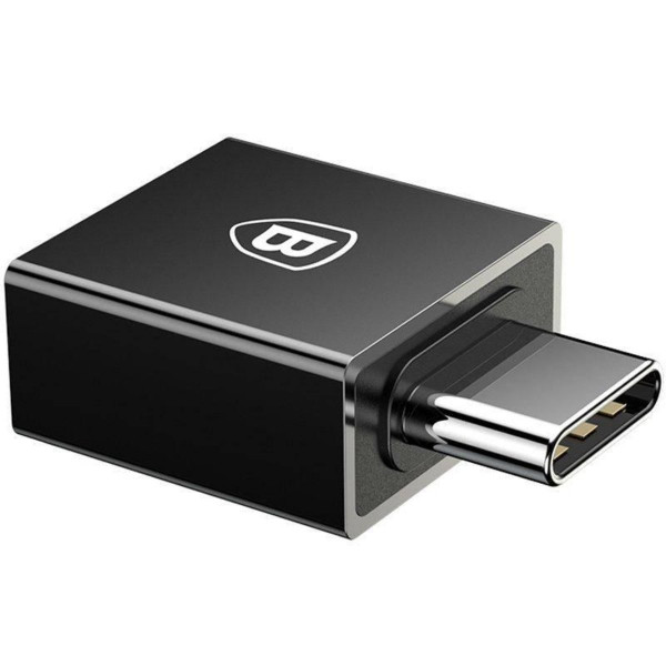Адаптер Baseus Exquisite Type-C Male to USB Female Adapter Converter Black