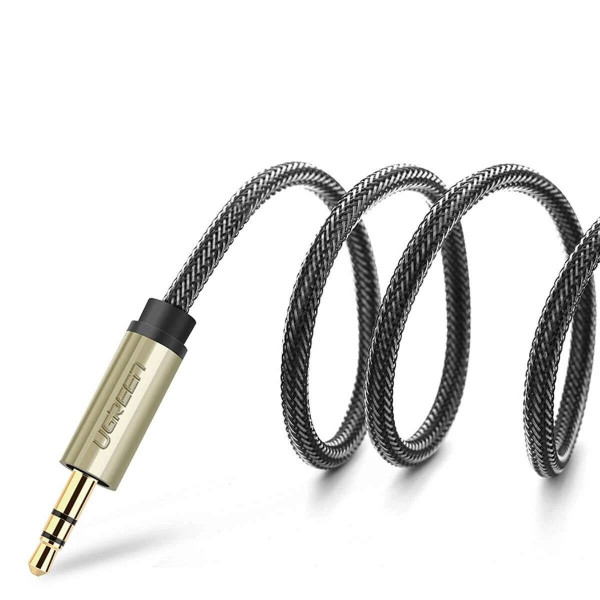 Аудіо кабель UGREEN 3.5mm TRS to Dual 6.35mm TS Audio Cable 1m (Gray)