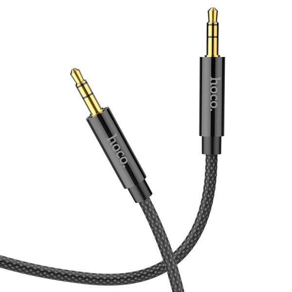 Аудiокабель HOCO UPA19 AUX audio cable (L=2M) Black