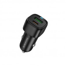 Автомобільний зарядний пристрій BOROFONE BZ34B Cloud PD38W(1C1A) car charger Black (6941991122378)