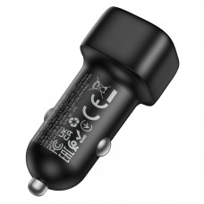 Автомобільний зарядний пристрій BOROFONE BZ34B Cloud PD38W(1C1A) car charger Black (6941991122378)
