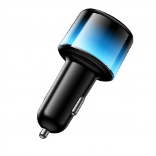 Автомобільний зарядний пристрій HOCO Z69 Vivido 24W(2C2A) car charger Black (6942007681520)