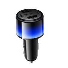 Автомобільний зарядний пристрій HOCO Z69 Vivido 24W(2C2A) car charger Black (6942007681520)