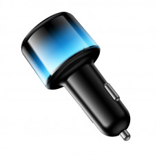 Автомобільний зарядний пристрій HOCO Z69 Vivido 24W(2C2A) car charger Black (6942007681520)