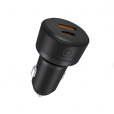 Автомобільний зарядний пристрій WUW-C242 PD20W+ QC18W black (6972573338344)