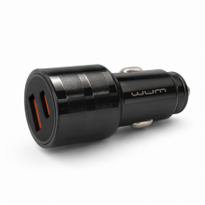 Автомобільний зарядний пристрій WUW C279 PD30W+25W Black (6978749570211)