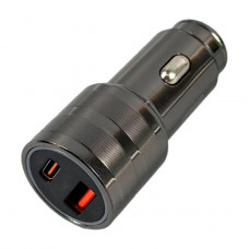Автомобільний зарядний пристрій WUW C279 PD30W+25W Black (6978749570211)