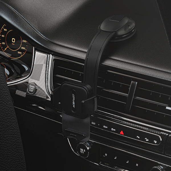 Автотримач для телефона ACEFAST D26 press type car holder for dashboard Чорний