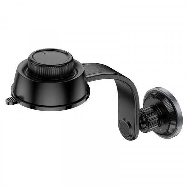Автотримач для телефона BOROFONE BH123 Profit magnetic car holder(center console) black metal gray (6941991118715)
