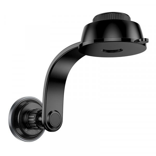 Автотримач для телефона BOROFONE BH123 Profit magnetic car holder(center console) black metal gray (6941991118715)