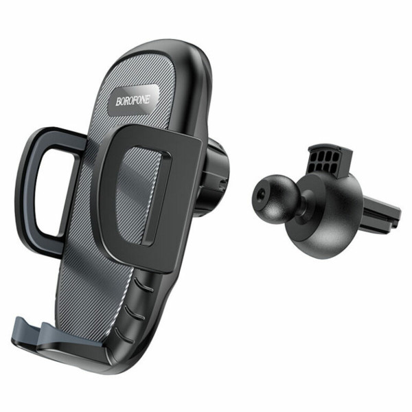 Автотримач для телефона BOROFONE BH52 Windy air outlet car holder Black Grey