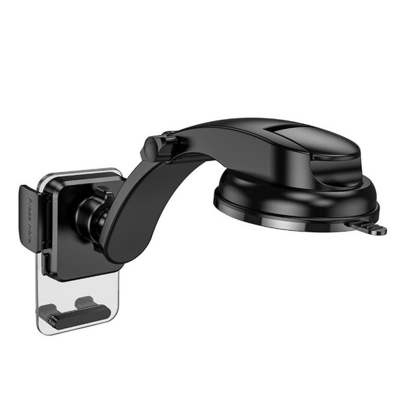 Автотримач для телефона HOCO CA118 Delicate press type center console car holder Space Чорний