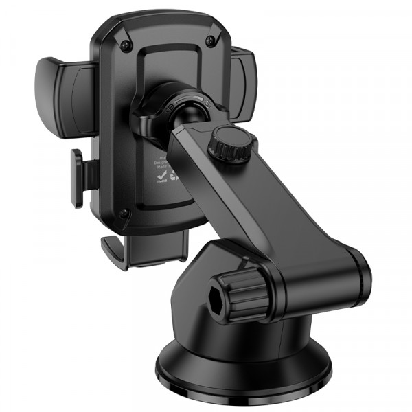 Автотримач для телефона HOCO H65 Gamble one-button car holder(center console) Black (6942007641173)