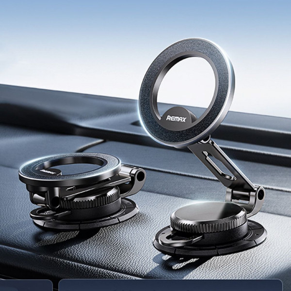 Автотримач для телефона REMAX Magnetic rotating zinc alloy car holder RM-C42Pro Tarnish (6954851246084)