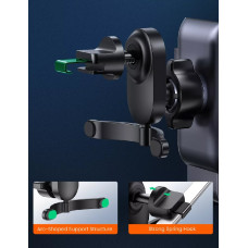 Автотримач для телефона UGREEN LP274 Gravity Phone Holder for Round Air Vent gray (UGR-30401)