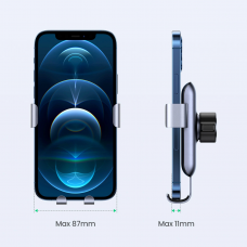 Автотримач для телефона UGREEN LP274 Gravity Phone Holder for Round Air Vent gray (UGR-30401)