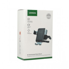 Автотримач для телефона UGREEN LP274 Gravity Phone Holder for Round Air Vent gray (UGR-30401)