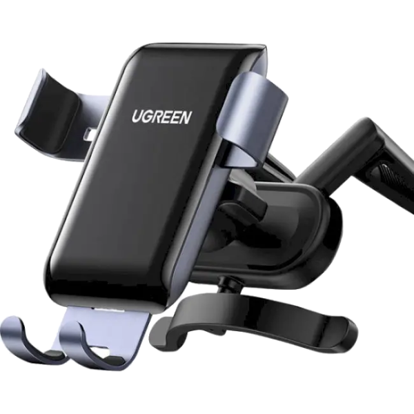 Автотримач для телефона UGREEN LP274 Gravity Phone Holder for Round Air Vent gray (UGR-30401)