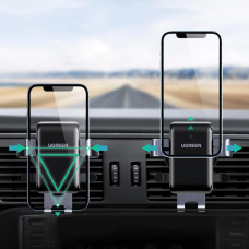 Автотримач для телефона UGREEN LP274 Gravity Phone Holder for Round Air Vent gray (UGR-30401)