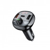 АЗП з FM-модулятором REMAX Lodi Series All-in-One 54.5W PD+QC 2A+1C Fast Car Charge RCC331 Black (6954851202288)
