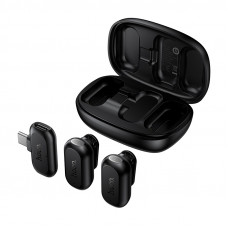 Бездротова мікрофонна система HOCO L26 Type-C Smart AI noise reduction wireless microphone Black (6942007677011)