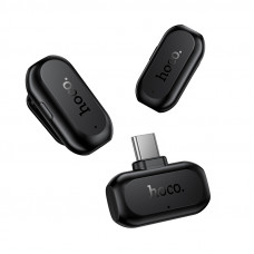 Бездротова мікрофонна система HOCO L26 Type-C Smart AI noise reduction wireless microphone Black (6942007677011)
