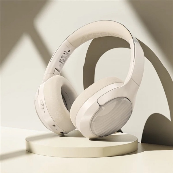 Бездротові навушники ACEFAST H5 active noise cancelling wireless headset Milky White