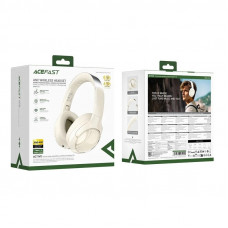 Бездротові навушники ACEFAST H5 active noise cancelling wireless headset Milky White