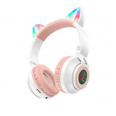 Бездротові навушники BOROFONE BO18 Cat ear BT headphones Білий