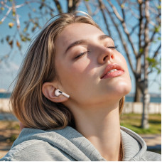 Бездротові навушники BOROFONE BW84 Dream true wireless BT headset White