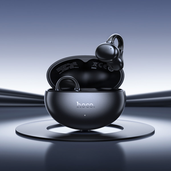 Бездротові навушники HOCO EA8 Warm sound true wireless BT headset(App) metal gray (6942007668750)