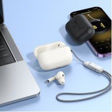 Бездротові навушники HOCO EQ9 Plus Duke true wireless ANC Noise Reduction BT headset Milky White (6942007612852)