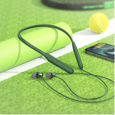 Бездротові спортивні навушники HOCO ES64 Easy Sound sports BT earphones Dark Green (6931474784490)