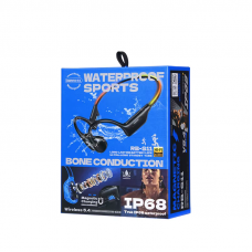 Бездротові спортивні навушники REMAX RB-S11 Yvton Series Wireless Sports Bone Conduction Headphones with colorful lighting effects, IP68, Orange (6954851220695)