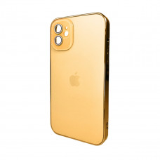 Чохол для смартфона AG Glass Sapphire Frame MagSafe Logo for Apple iPhone 12 Gold