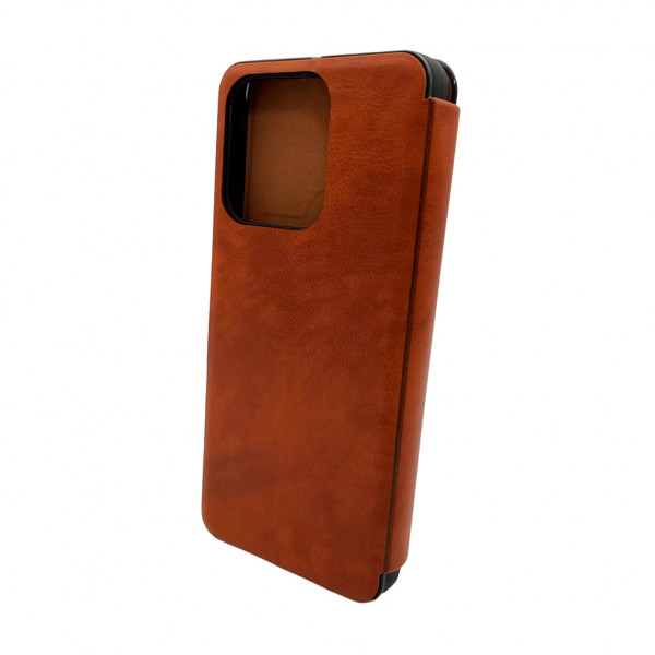 Чохол для смартфона Leather Premium for Xiaomi Redmi Note 13 4G Brown (LPRRmNt134GBrown)