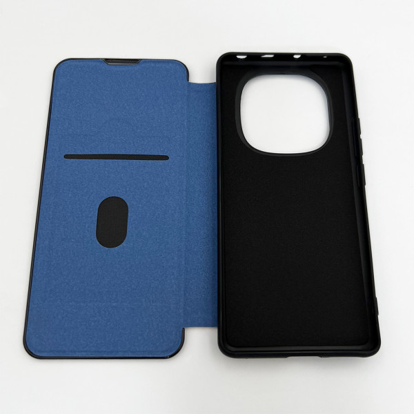 Чохол для смартфона Leather Premium for Xiaomi Redmi Note 14 Pro 4G Blue (LPRRmNt14Pro4GBlue)