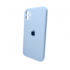 Чохол для смартфона Silicone Full Case AA Camera Protect for Apple iPhone 11 Pro Max кругл 27,Mist Блакитний