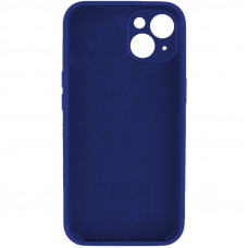 Чохол для смартфона Silicone Full Case AA Camera Protect for Apple iPhone 14 39,Navy Блакитний