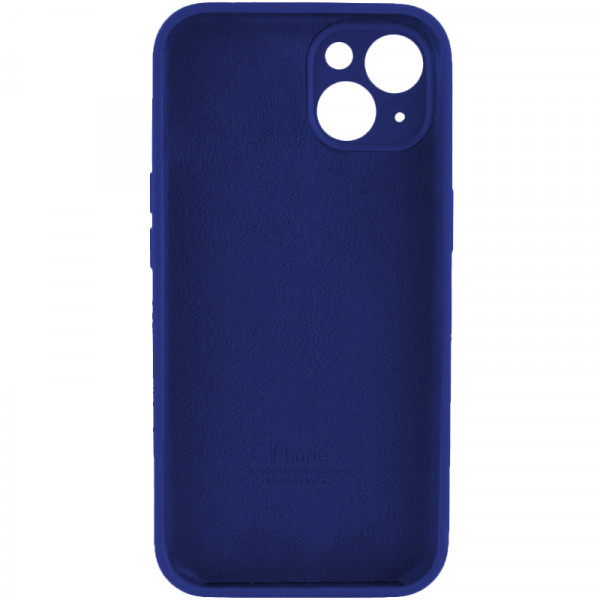 Чохол для смартфона Silicone Full Case AA Camera Protect for Apple iPhone 14 39,Navy Блакитний