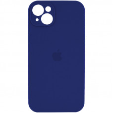 Чохол для смартфона Silicone Full Case AA Camera Protect for Apple iPhone 14 39,Navy Блакитний