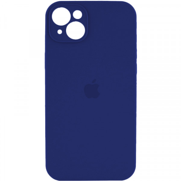 Чохол для смартфона Silicone Full Case AA Camera Protect for Apple iPhone 14 39,Navy Блакитний
